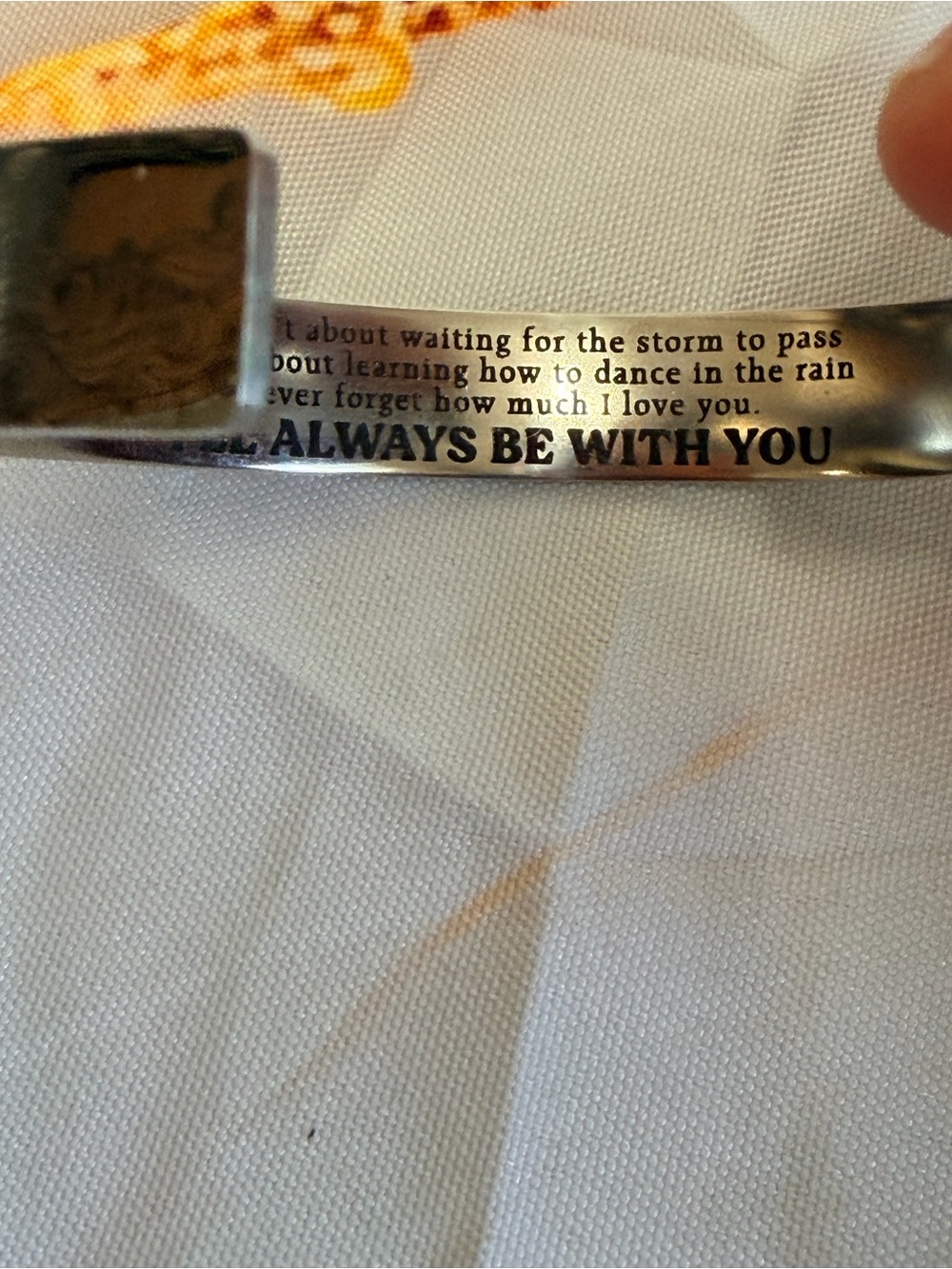 “ I will always be with you” Bracelet - Picture 5 of 5